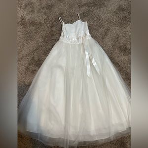 David’s Bridal flower girl dress
